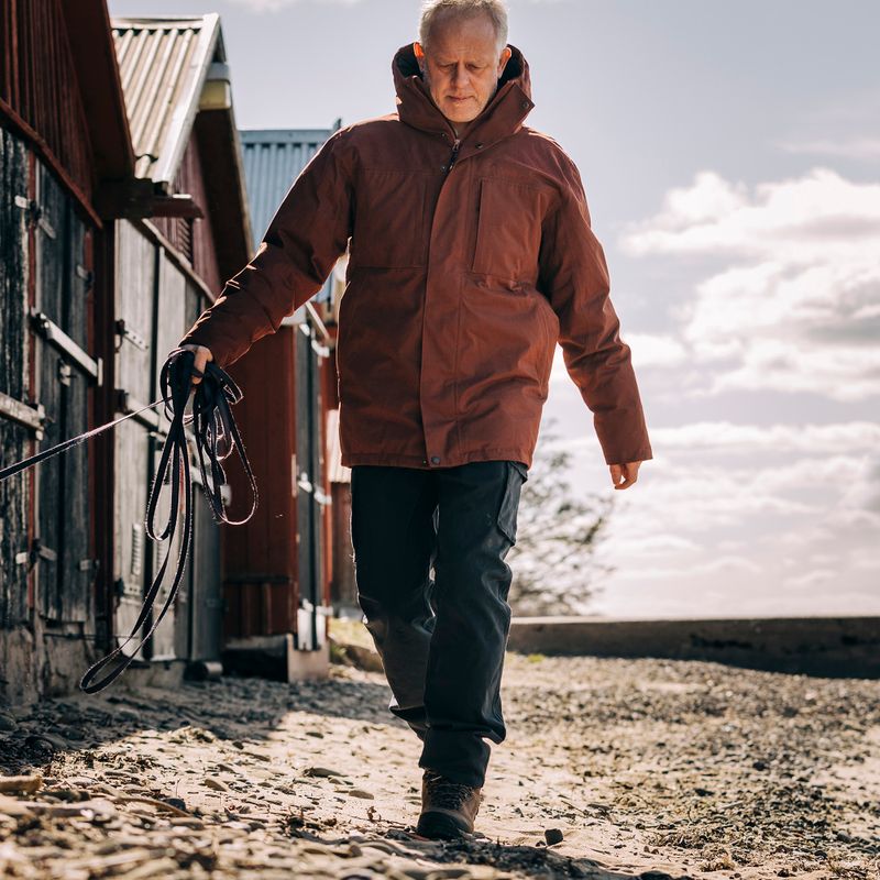 Vyriškos žygio kelnės Pinewood Värnamo Serengeti dark anthracite 7