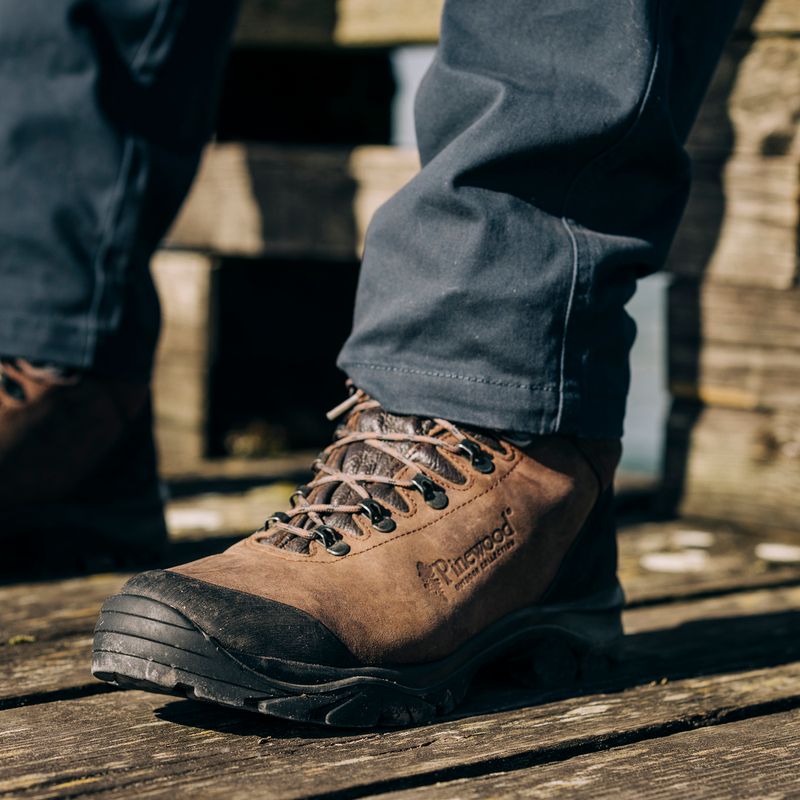 Vyriškos žygio kelnės Pinewood Värnamo Serengeti dark anthracite 12