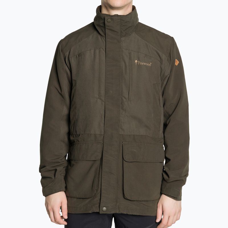 Vyriška softshell striukė Pinewood Smaland Light suede brown
