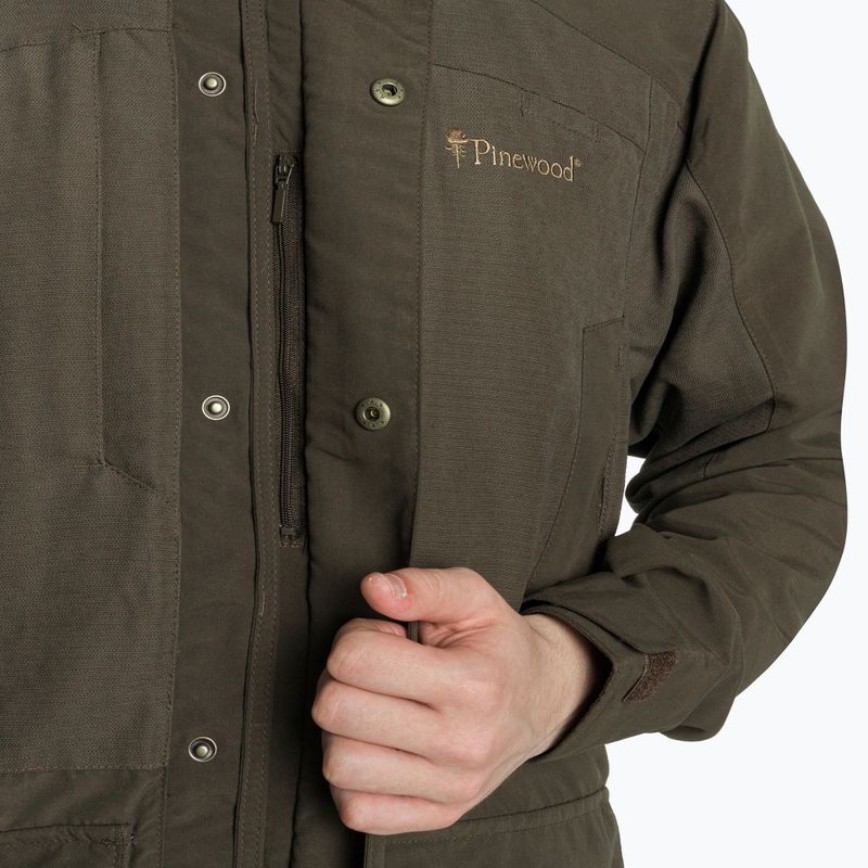 Vyriška softshell striukė Pinewood Smaland Light suede brown 5