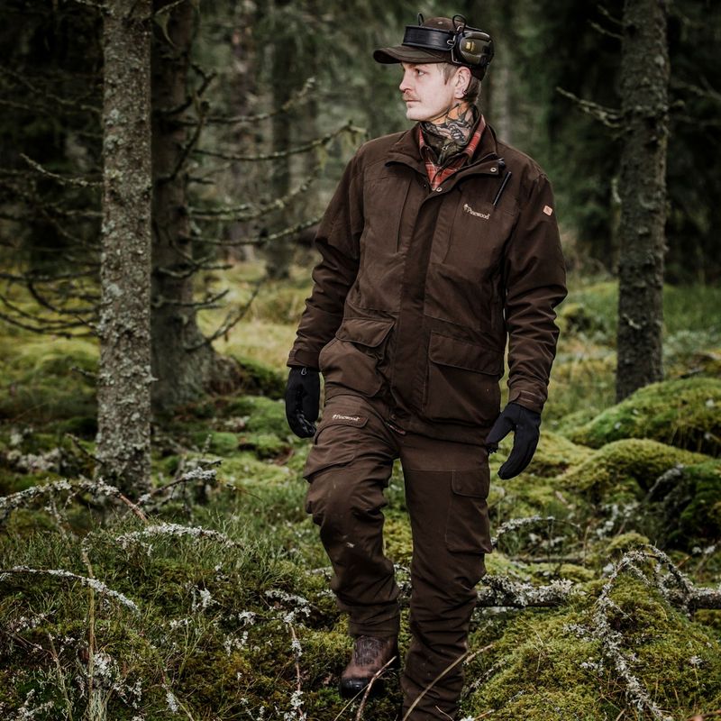 Vyriška softshell striukė Pinewood Smaland Light suede brown 15