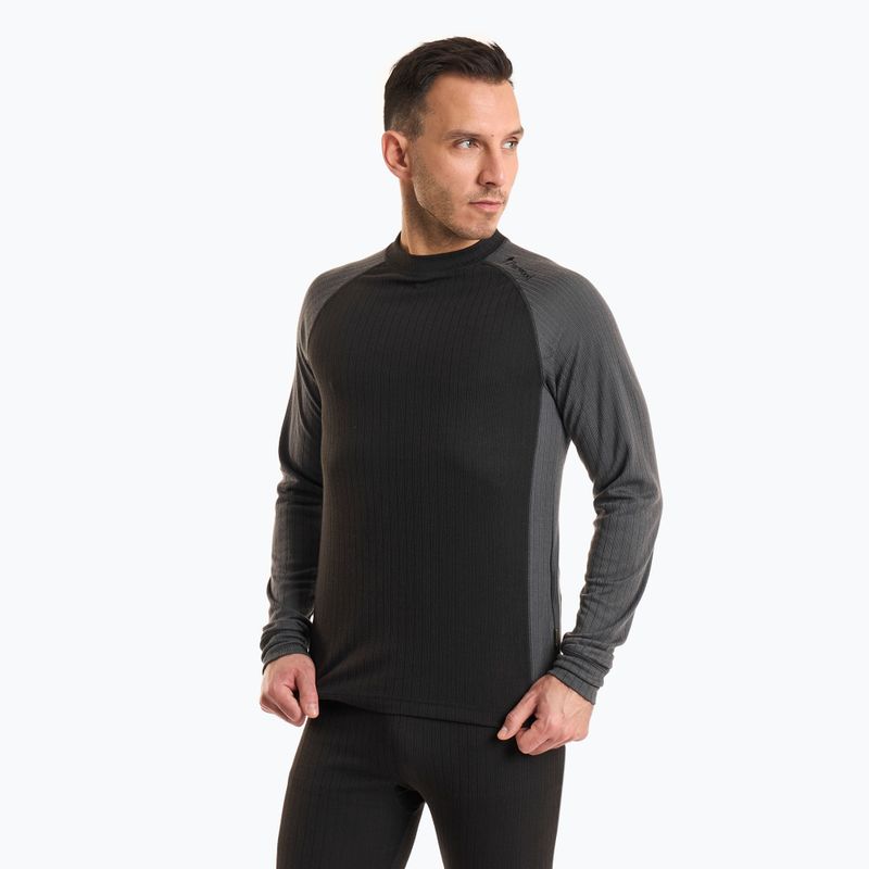 Vyriški terminiai apatiniai drabužiai Pinewood Finnveden Base Layer black/dark grey 2