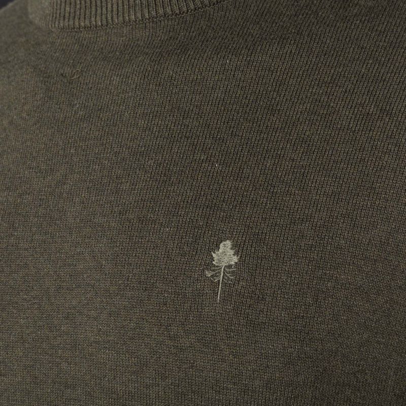 Vyriškas džemperis Pinewood Varnamo Crewneck Trikotažinis žalias melas 3