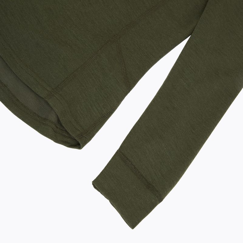 Vyriškas termoaktyvus džemperis Pinewood Abisko Merino Base Layer Half Zip d.mossgreen 4