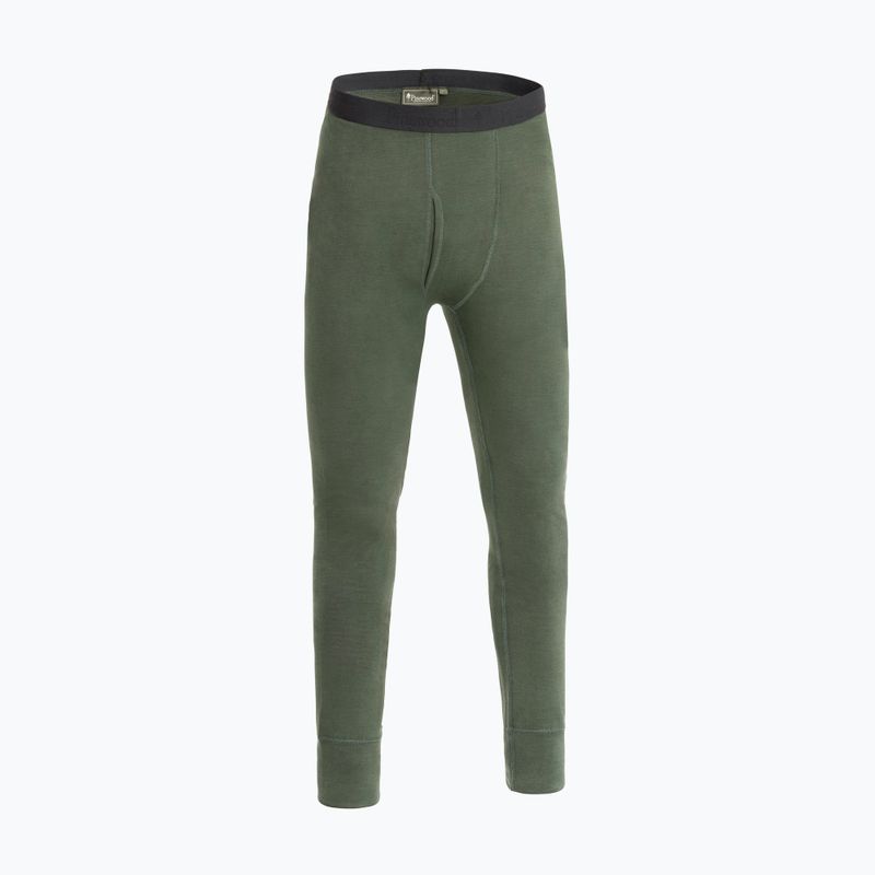Vyriškos termoaktyvios kelnės Pinewood Abisko Merino Base Layer d.mossgreen