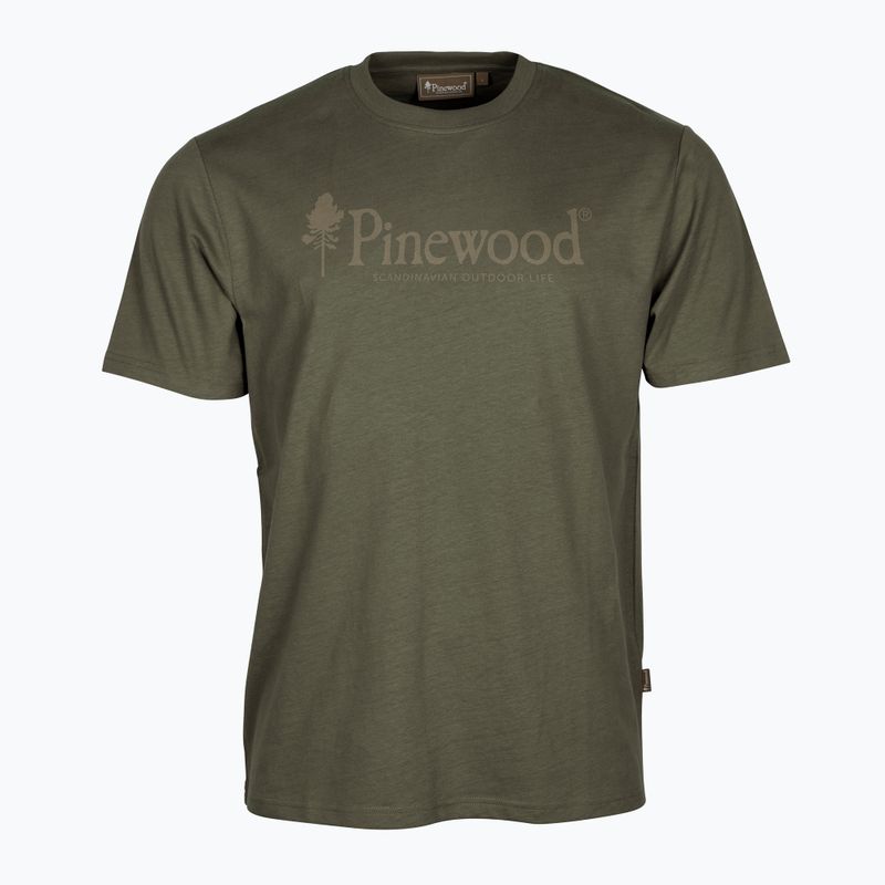 Vyriški marškinėliai Pinewood Outdoor Life d.green 3