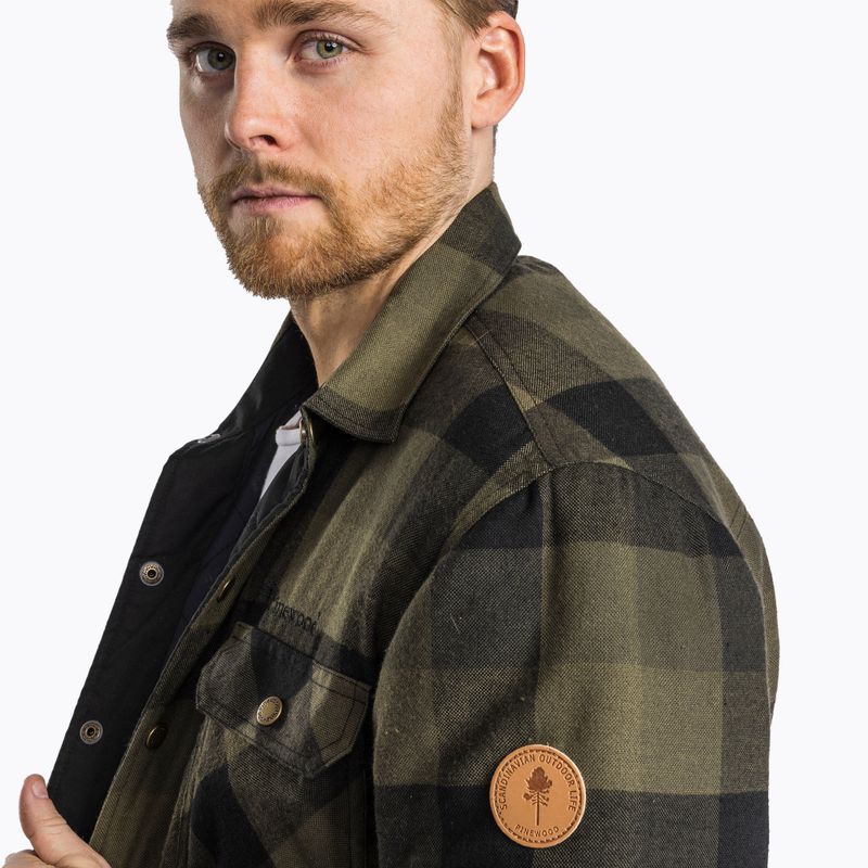Vyriški marškinėliai Pinewood Canada Classic 2.0 green/black 4