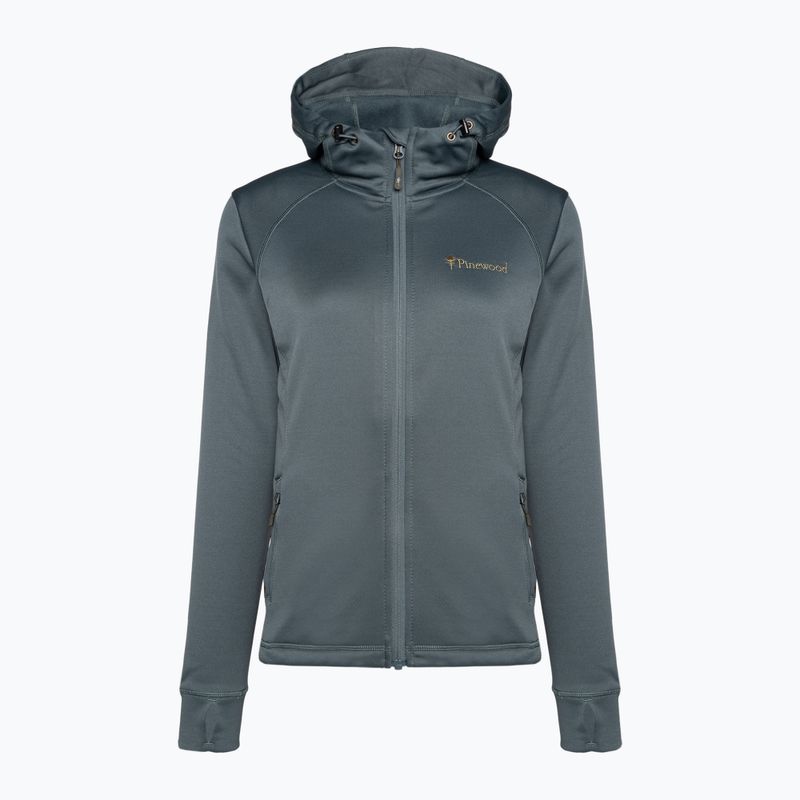 Moteriški trekingo džemperiai Pinewood Finnveden Hoodie d.storm blue 5