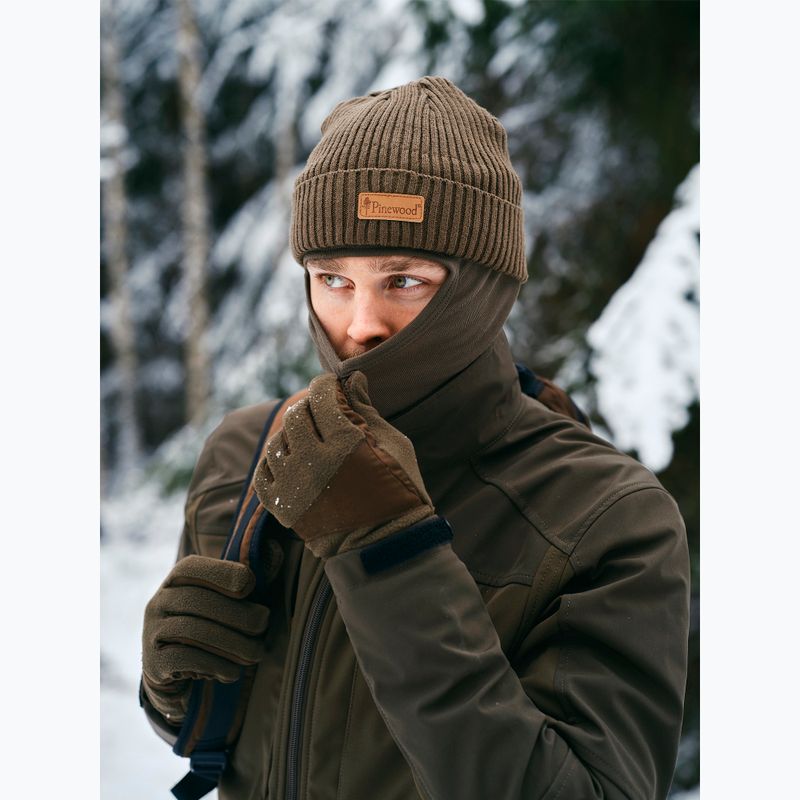 Vyriškos pirštinės Pinewood Småland Hunters Extreme Fleece h.brown / suede brown 2