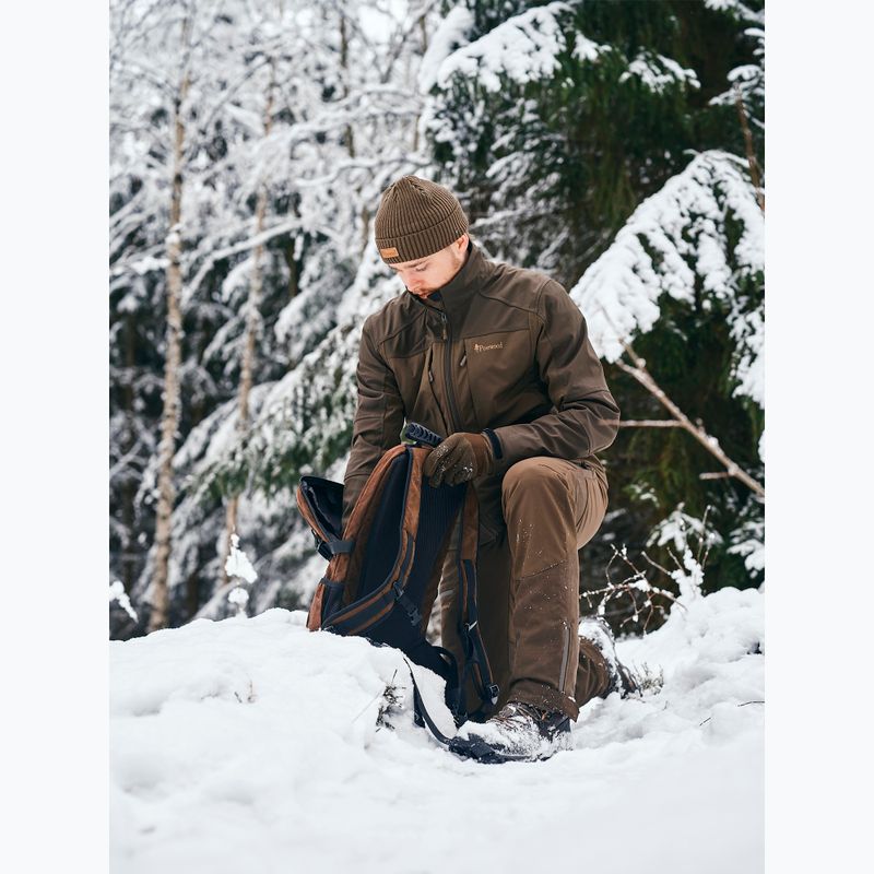Vyriškos pirštinės Pinewood Småland Hunters Extreme Fleece h.brown / suede brown 4