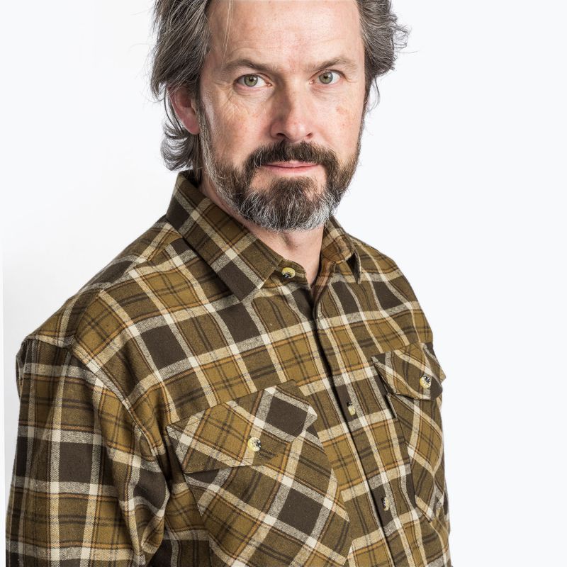 Vyriški marškiniai Pinewood Härjedalen hunter olive/khaki 5