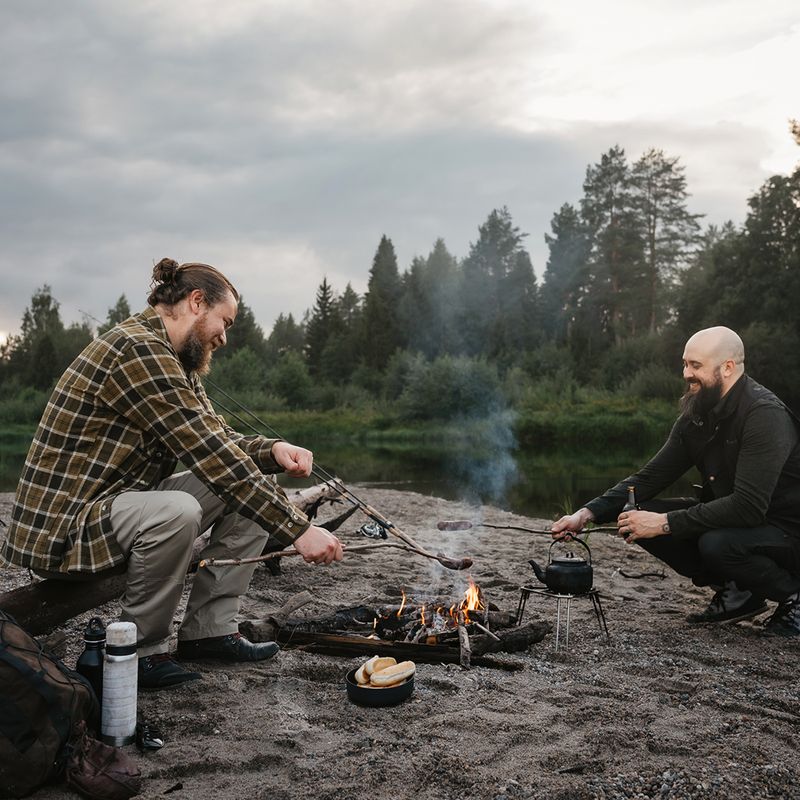 Vyriški marškiniai Pinewood Härjedalen hunter olive/khaki 11