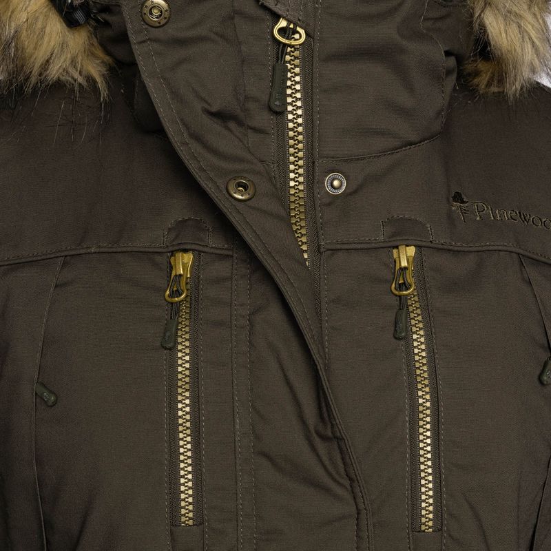Moteriškas šiltas paltas Pinewood Finnveden Winter Parka d.olive 9