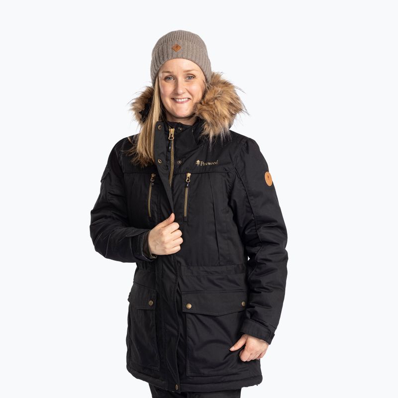 Moteriškas šiltintas paltas Pinewood Finnveden Winter Parka juodas