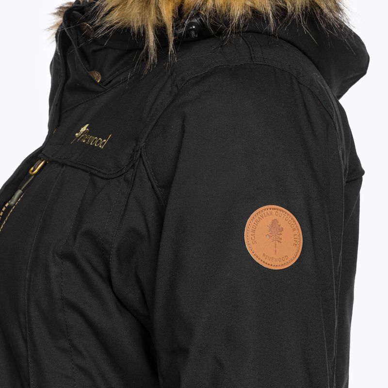 Moteriškas šiltintas paltas Pinewood Finnveden Winter Parka juodas 9