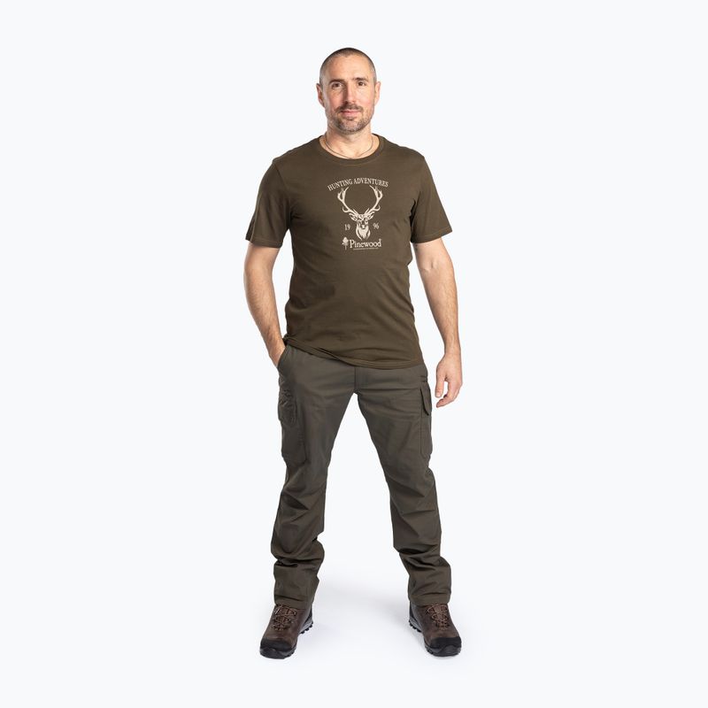 Vyriški marškinėliai Pinewood Red Deer green 2