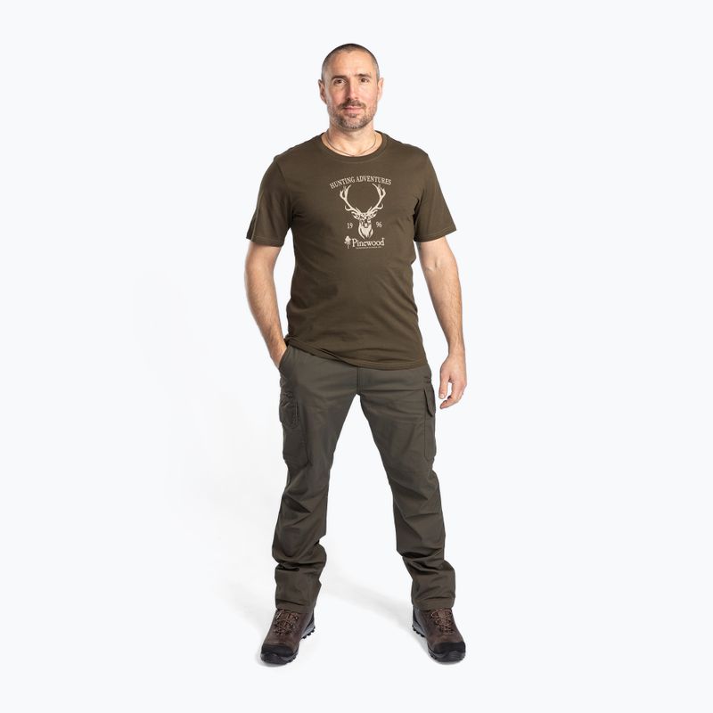 Vyriški marškinėliai Pinewood Red Deer green 2