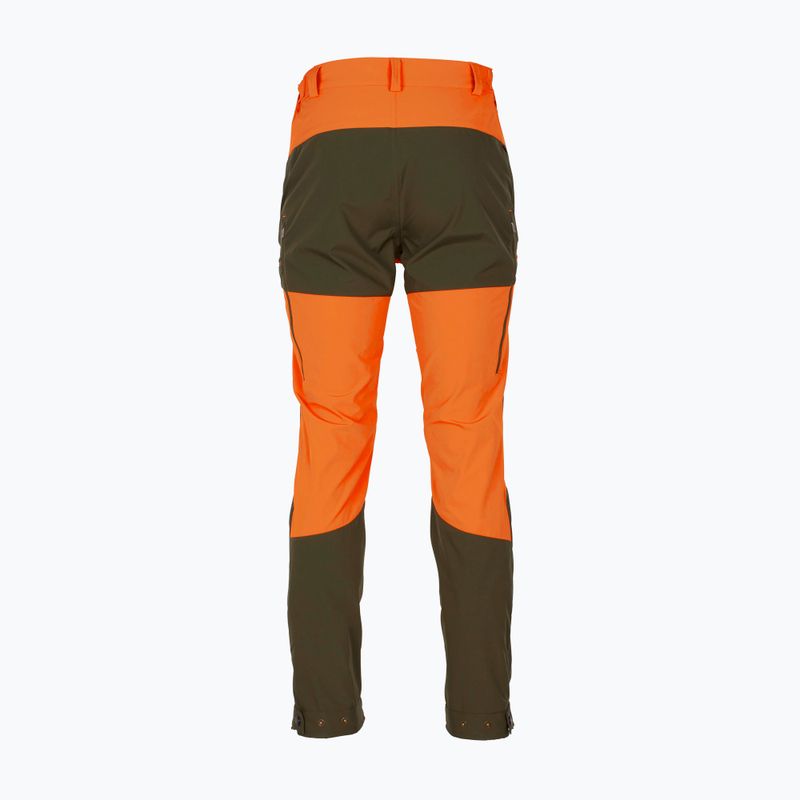 Vyriškos kelnės su membrana Pinewood Abisko b.orange/mossgreen 6