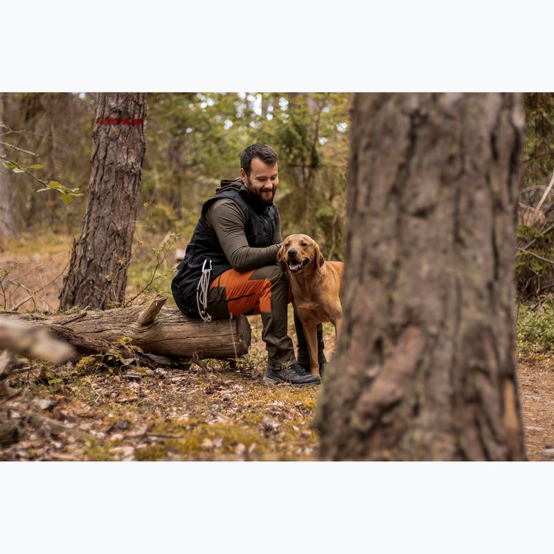 Vyriškos kelnės su membrana Pinewood Abisko b.orange/mossgreen 8