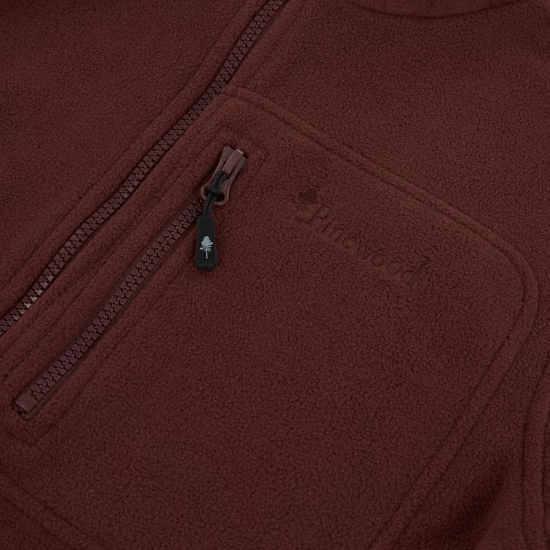Moteriškas žygio džemperis Pinewood Finnveden Fleece earth plum 3