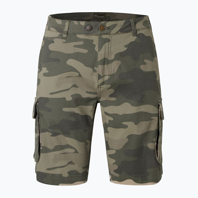 Vyriški žygio šortai Pinewood Värnamo Serengeti khaki camou 5