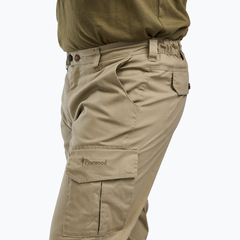 Vyriškos žygio kelnės Pinewood Finnveden Outdoor Trousers l.khaki 4