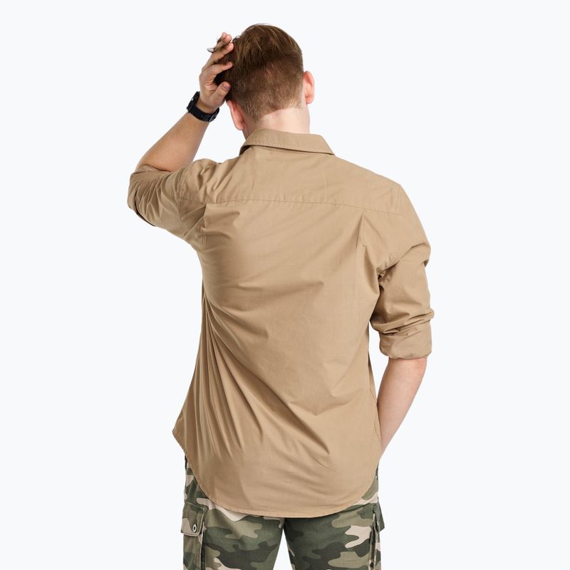 Vyriški marškiniai Pinewood Safari LS sandstone 2