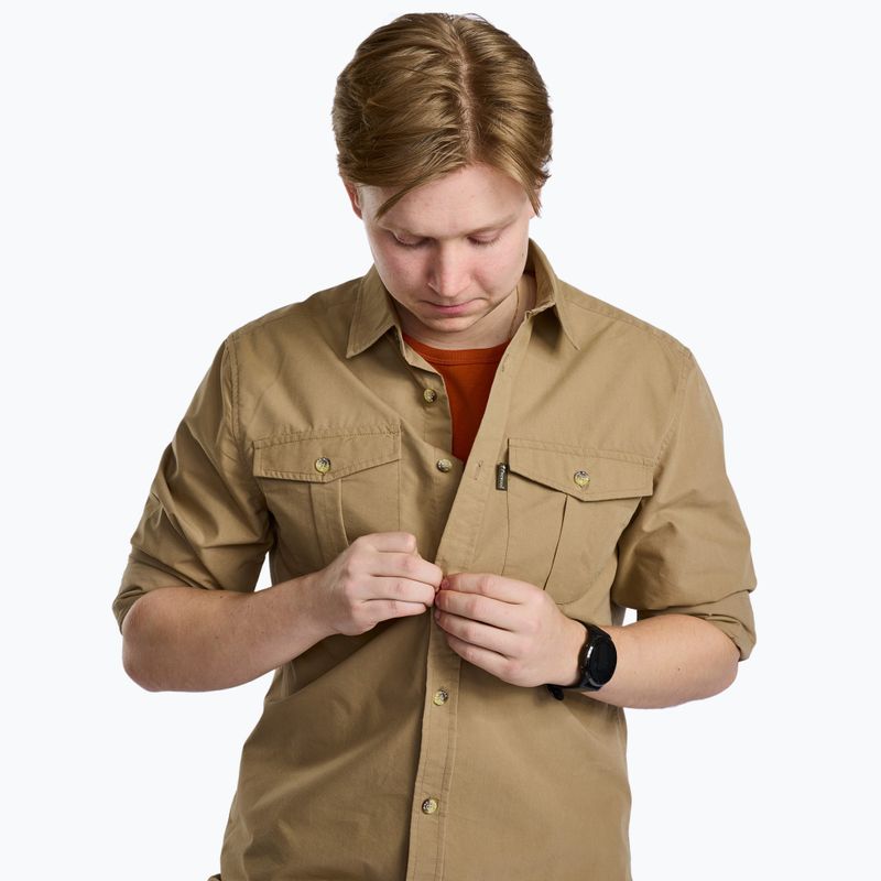 Vyriški marškiniai Pinewood Safari LS sandstone 3