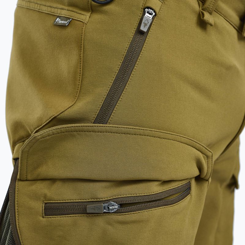 Vyriškos žygio kelnės Pinewood Furudal Hunters Hybrid Stretch olive green 4