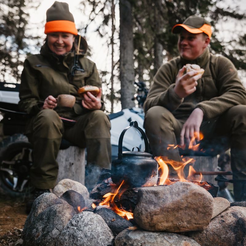 Vyriškos žygio kelnės Pinewood Furudal Hunters Hybrid Stretch olive green 12