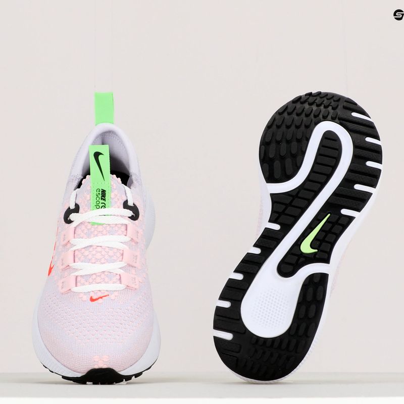 Nike Escape Run Flyknit rožinės spalvos moteriški treniruočių bateliai DC4269-500 9