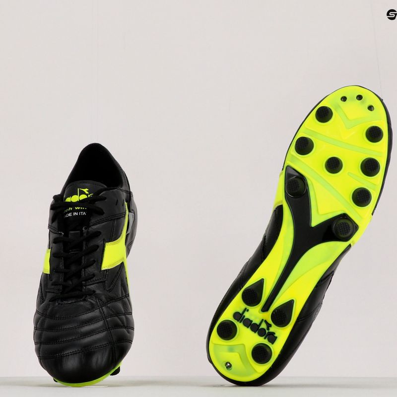 Vyriški futbolo bateliai Diadora Match Winner RB Italy LT MDPU black-green DD-101.172363-C0004 11