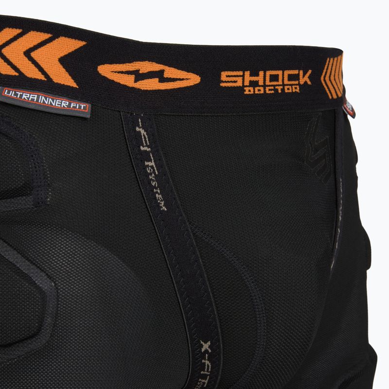 Kovos sporto šortai Shock Doctor Ultra Pro Shockskin Relaxed Fit Impact su apsauginiu įdėklu Carbon Flex 3