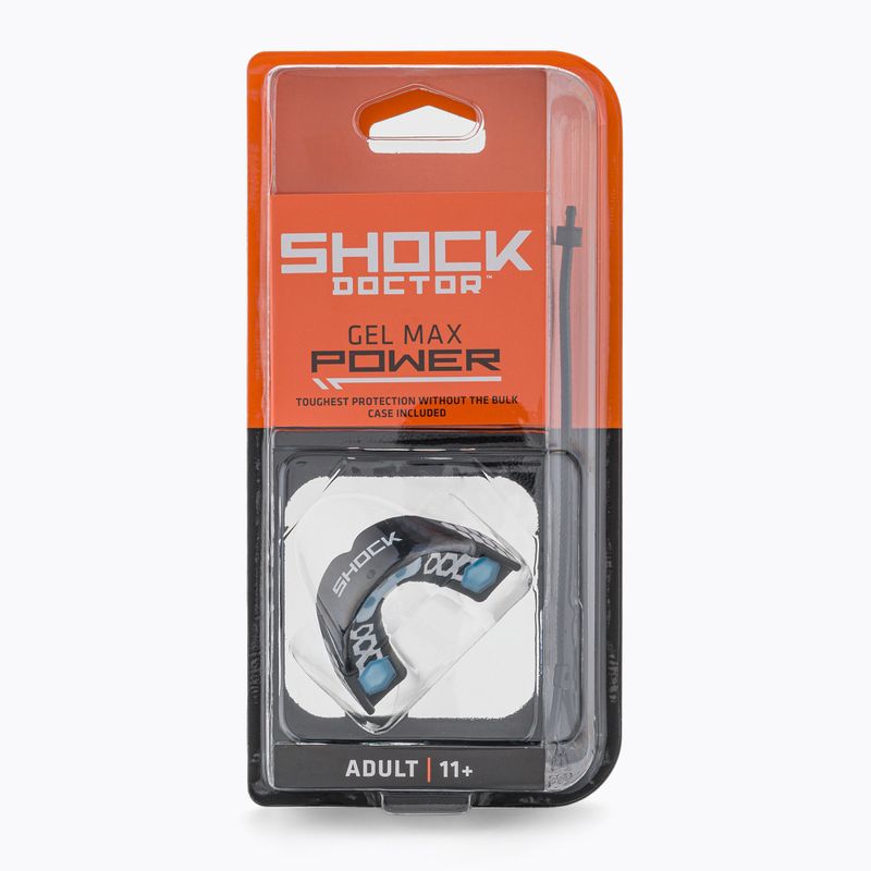Shock Doctor Gel Max Power žandikaulių apsauga juoda SHO562