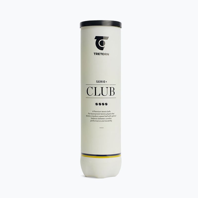 Tretorn Serie+ Club teniso kamuoliukai 4 vnt. geltoni 3T015 473605