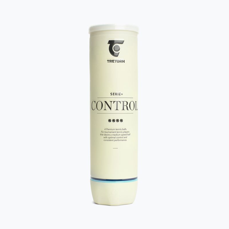 Tretorn Serie+ Control teniso kamuoliukai 4 vnt. geltoni 3T011 473603 2