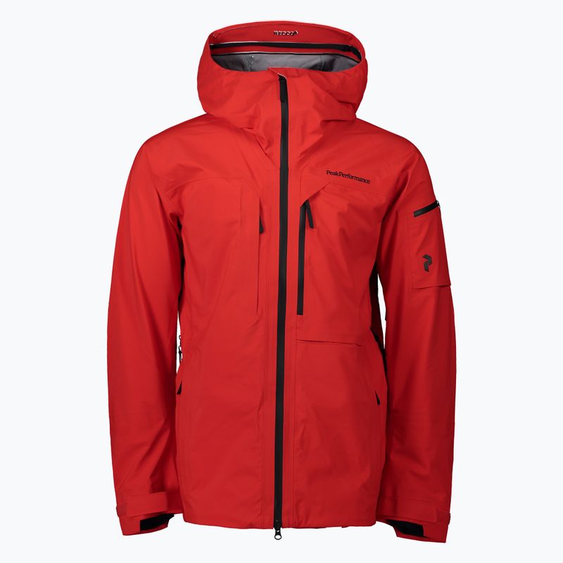 Vyriška slidinėjimo striukė Peak Performance Alpine raudona G76537010 2