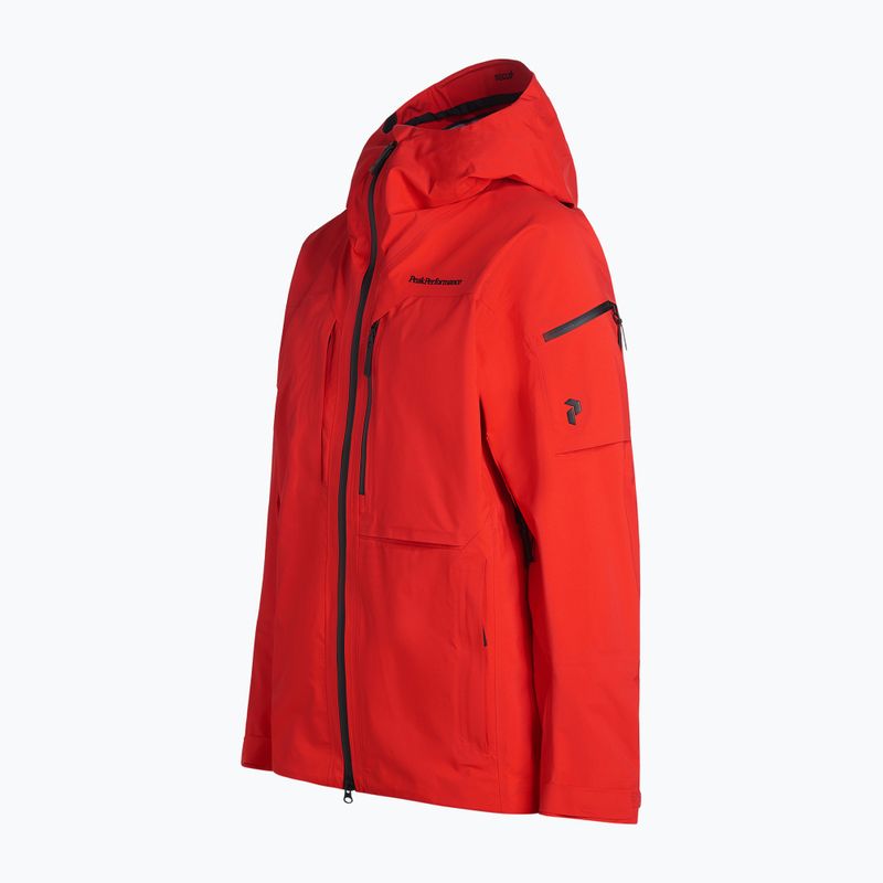 Vyriška slidinėjimo striukė Peak Performance Alpine raudona G76537010 4