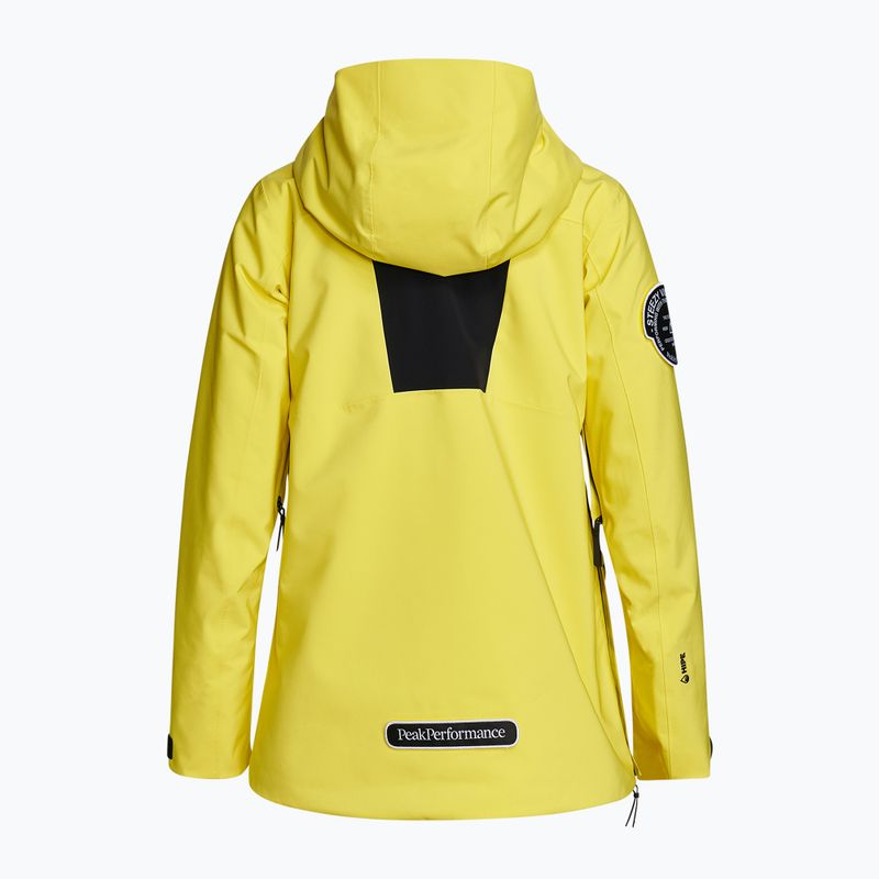 Moteriška slidinėjimo striukė Peak Performance Vertixs 2L yellow G76650010 2