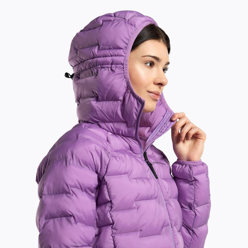 Moteriška pūkinė striukė Peak Performance W Argon Hood violetinė G76394040 4