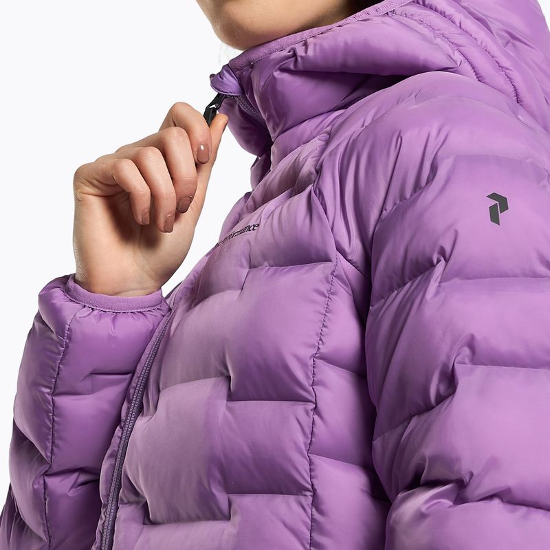 Moteriška pūkinė striukė Peak Performance W Argon Hood violetinė G76394040 5