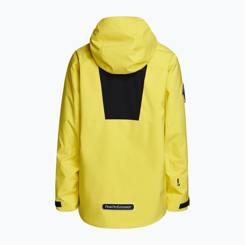 Vyriška slidinėjimo striukė Peak Performance Vertixs 2L yellow G76641010 2