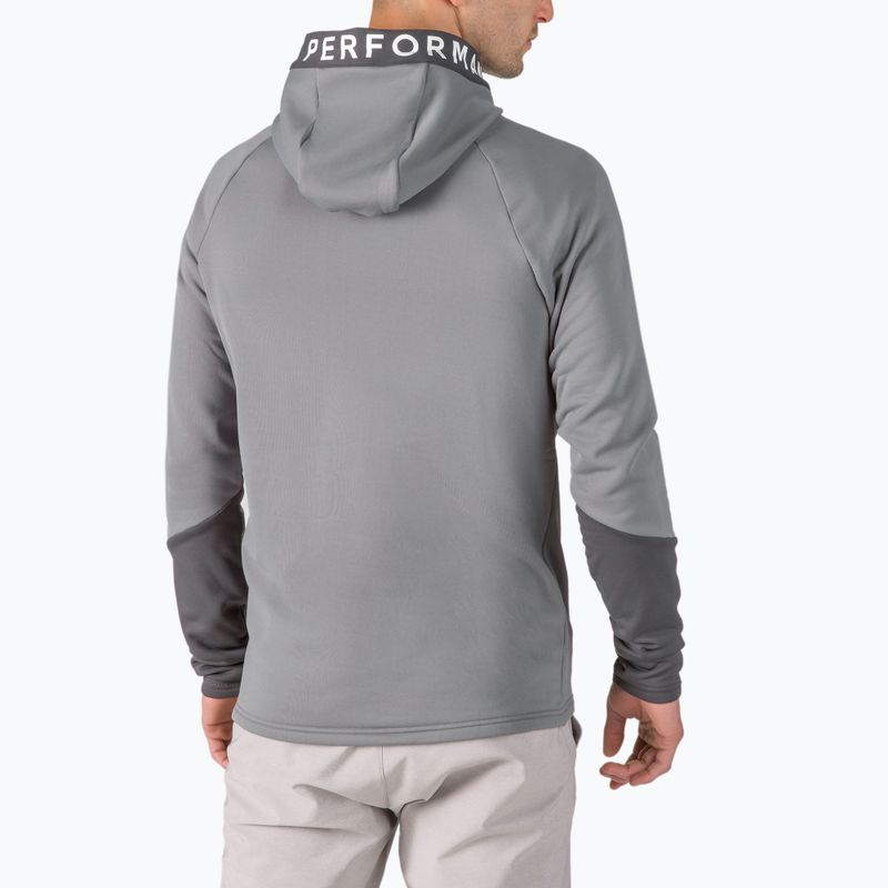 Vyriškas džemperis Peak Performance Rider Zip Hood trekking džemperis pilkas G77244080 3
