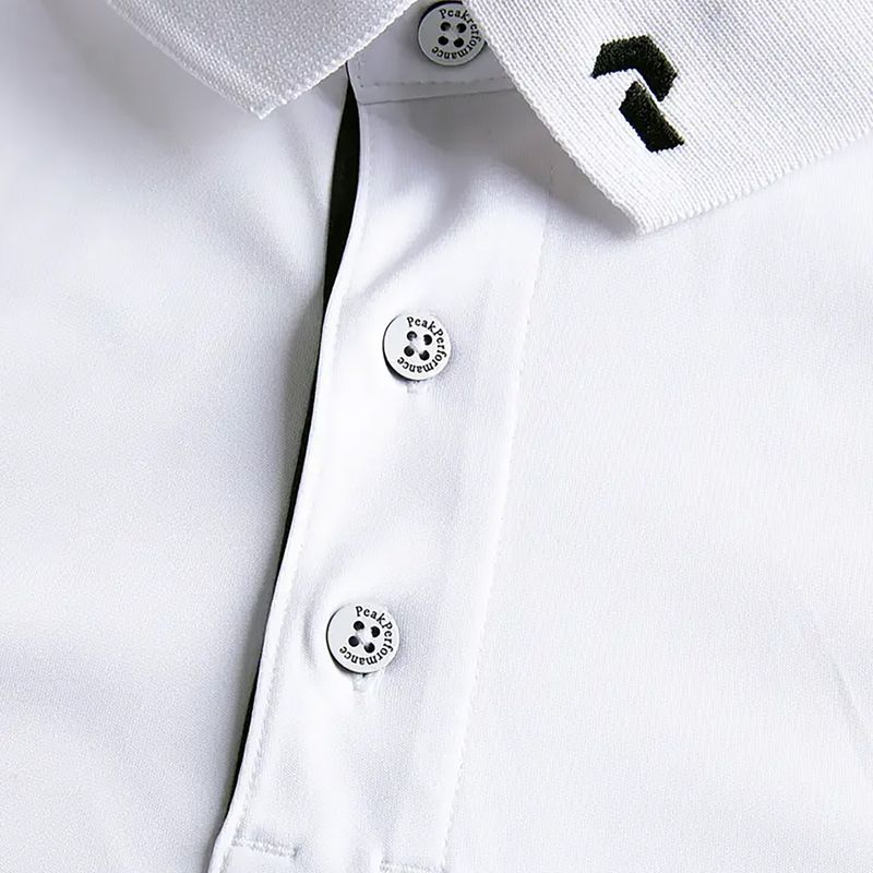 Vyriški Peak Performance Player Polo marškinėliai balti G77171010 4