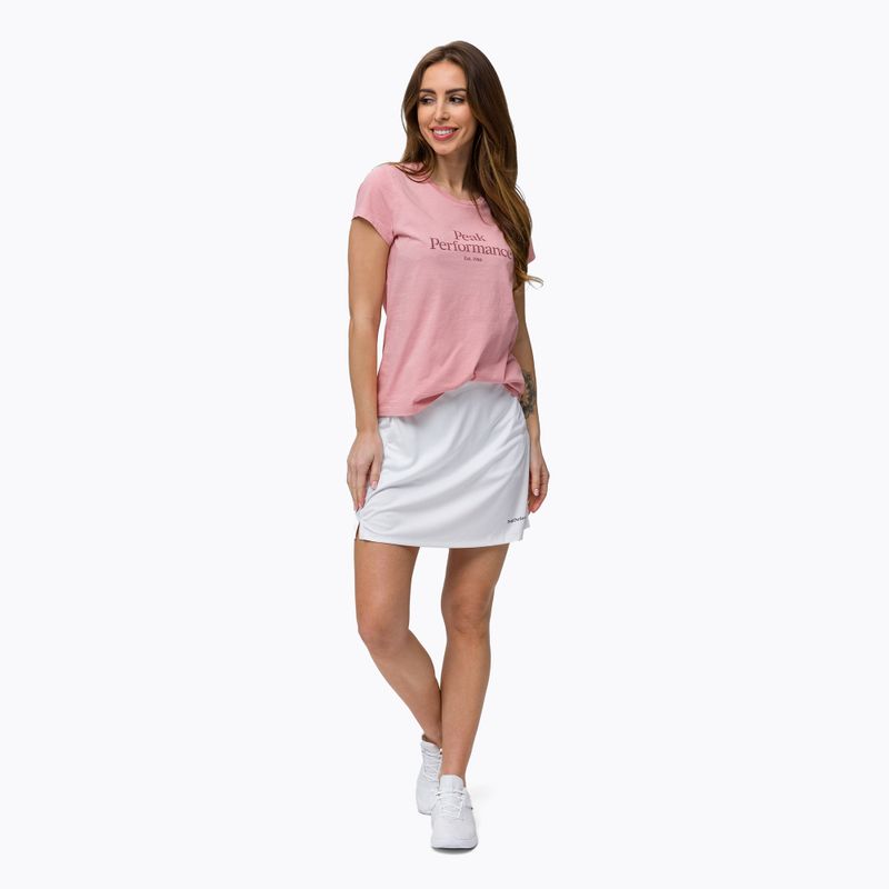 Moteriški trekingo marškinėliai Peak Performance Original Tee pink G77280040 2