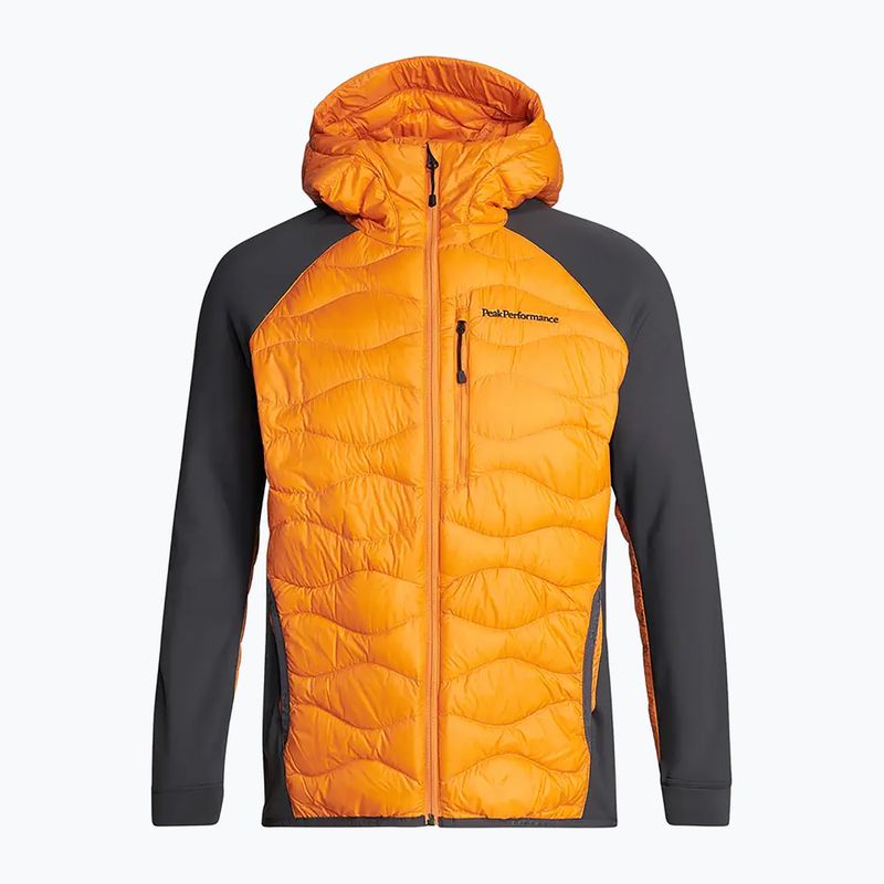 Vyriška striukė su gobtuvu Peak Performance Helium Down Hybrid Hood Jacket Orange G77227100