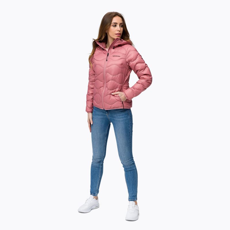 Peak Performance moteriška pūkinė striukė Helium Down Hood pink G77238030 2
