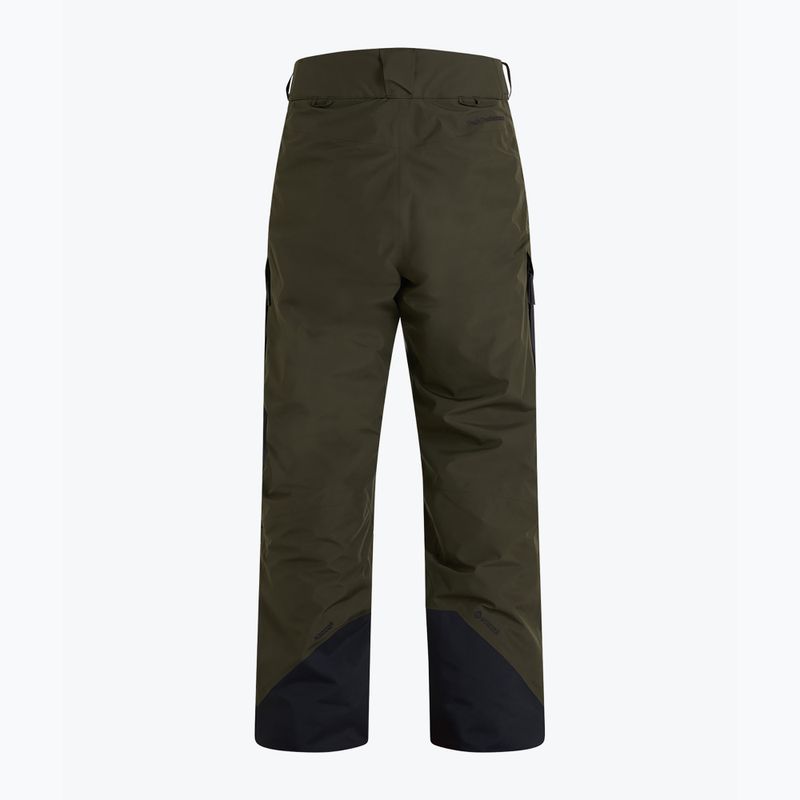 Vyriškos slidinėjimo kelnės Peak Performance Gravity 2L GoreTex, žalios G78253030 2