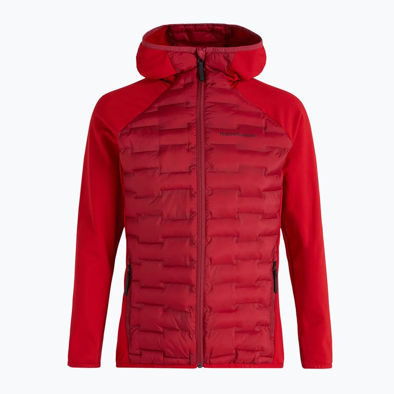 Vyriška striukė su gobtuvu Peak Performance Argon Hybrid Hood Jacket Red G77866120