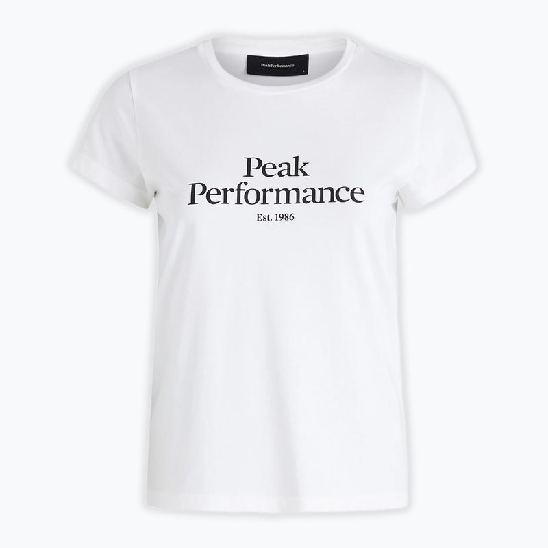 Moteriški trekingo marškinėliai Peak Performance Original Tee white G77700320 4